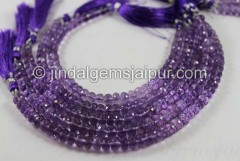 Amethyst Faceted Roundelle Beads